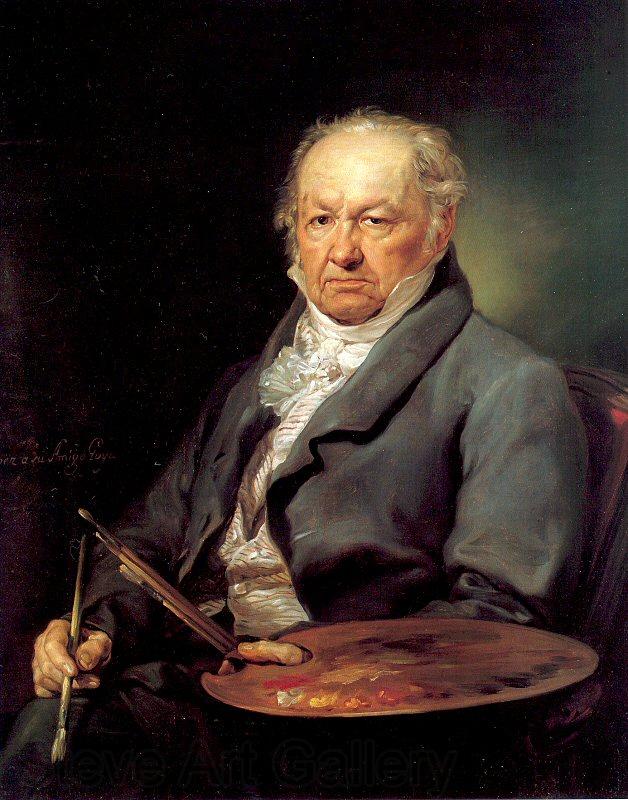 Portana, Vicente Lopez The Painter Francisco de Goya Spain oil painting art